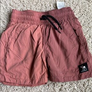 Abercrombie Kids Terracotta Shorts with Black Accent
